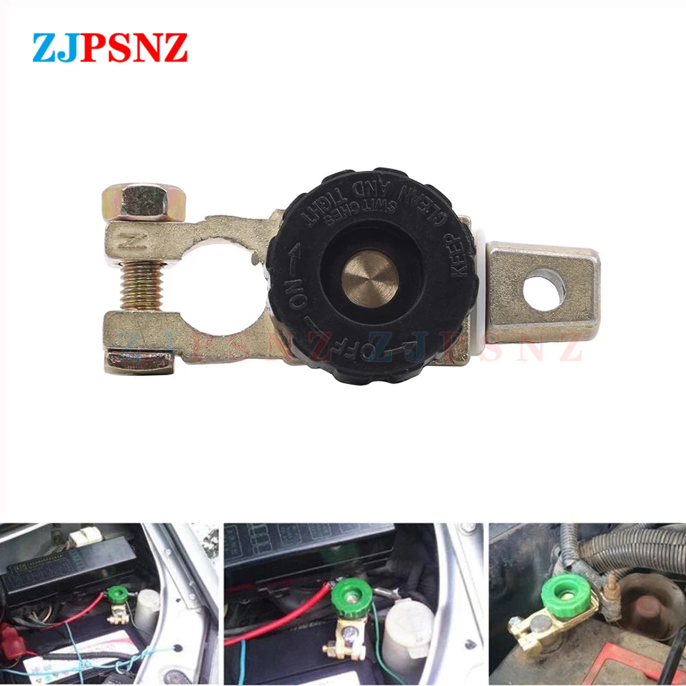 

Car Battery Terminal Professional Zinc Alloy Copper Switch Quick Cut-off Disconnect Isolator Switch Auto Car Parts Universal
