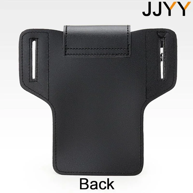 Men Leather Vintage Pack Waist Bag Belt Clip Cell phone holster Travel Hiking Cell Mobile Phone Case Cover Belt Pouch Purse