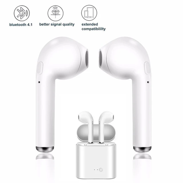i7s tws Wireless Headphones Bluetooth 5.0 Earphones sport Earbuds Headset With Mic Charging box Headphones For all smartphones 3