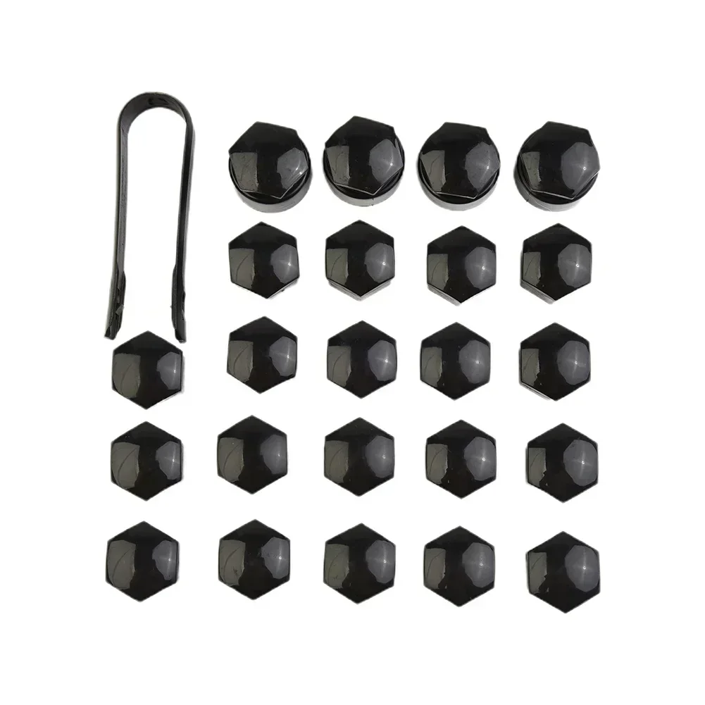 Car Wheel Nut Bolt Trims Studs Cover Cap 17MM 24pcs/set For Opel For BMW 17mm Standard Cap + 23mm Locking Cap Accessories