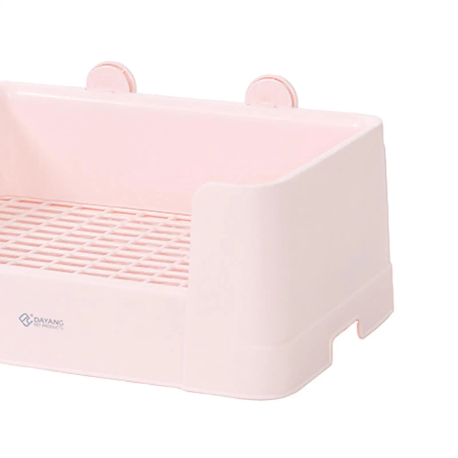 Rabbit Pad Holder Cute Easy to Clean Anti Splashing Litter Tray Potty Trainning Pet Bedpan for Bedroom Home Office Rabbit Bunny
