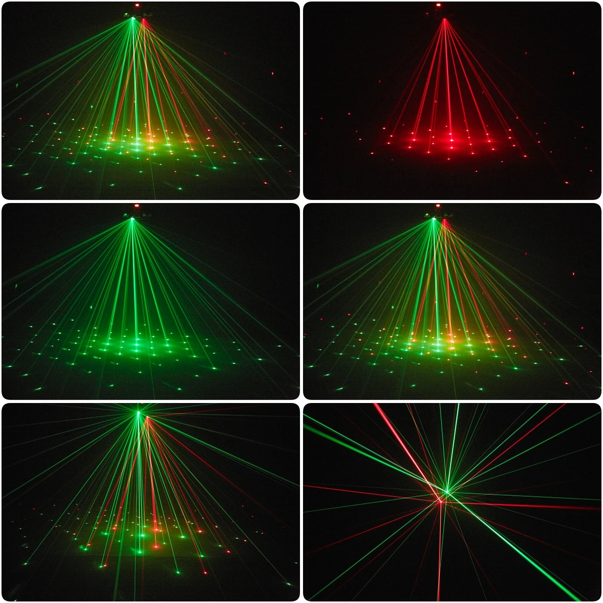 6 Arms Laser Stage Party Light 150 W RGBW LED Moving Head Lights DMX 512 Voice