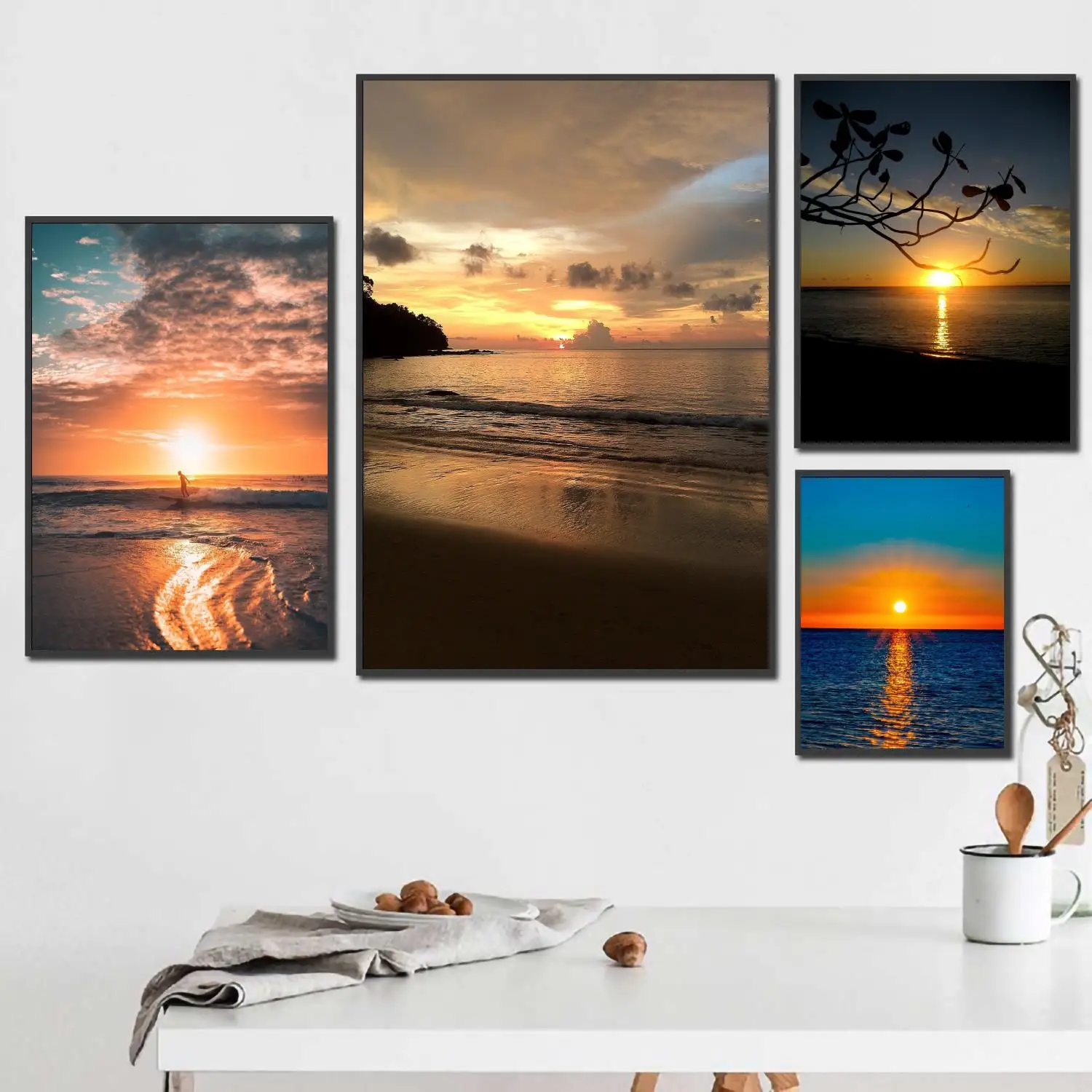 

sunset 24x36 Decorative Canvas Posters Room Bar Cafe Decor Gift Print Art Wall Paintings