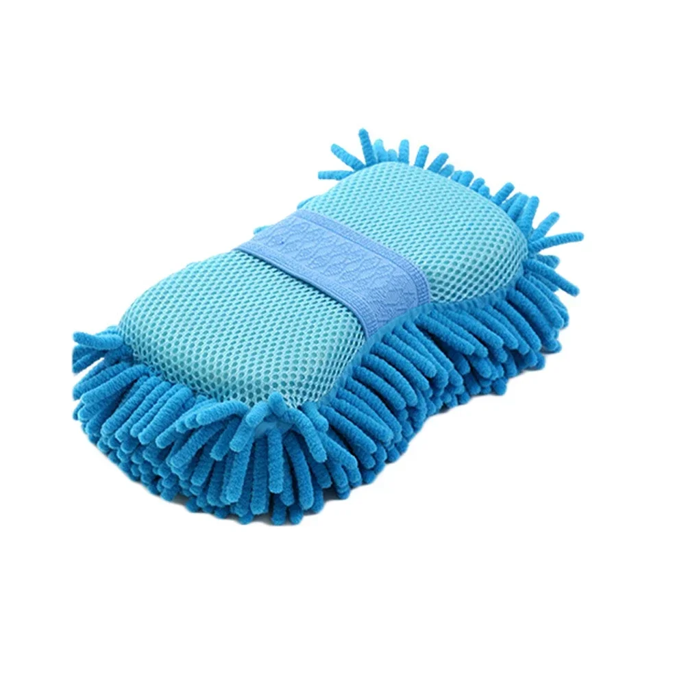 Chenille Care Washing Brush Car Wash Sponge Car Wash Microfiber Pad Washing Towel Auto Gloves Styling Accessories Gadget