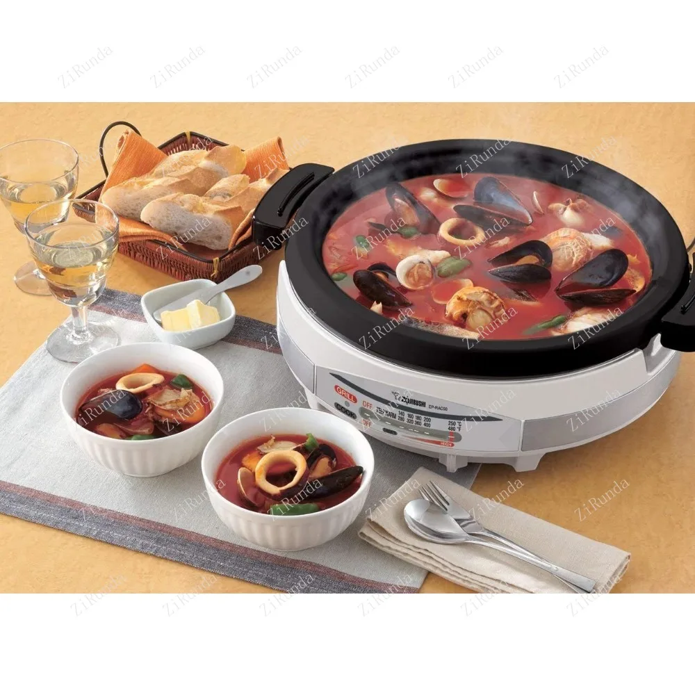 2024 new 1350 watt multifunctional electric frying pan, home use 3