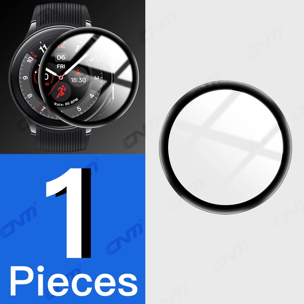 5D Anti-Scratch Protective Screen Film for Smartwatches - Durable, Not Glass