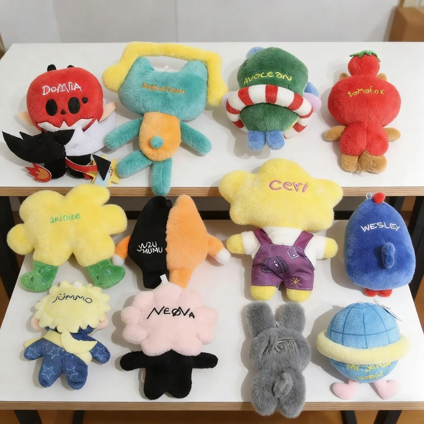 Thailand GMMTV CP Plush Keychain - Cartoon Cute PP Cotton Pendant - JAIDEE BABII WIN Fan Gift
