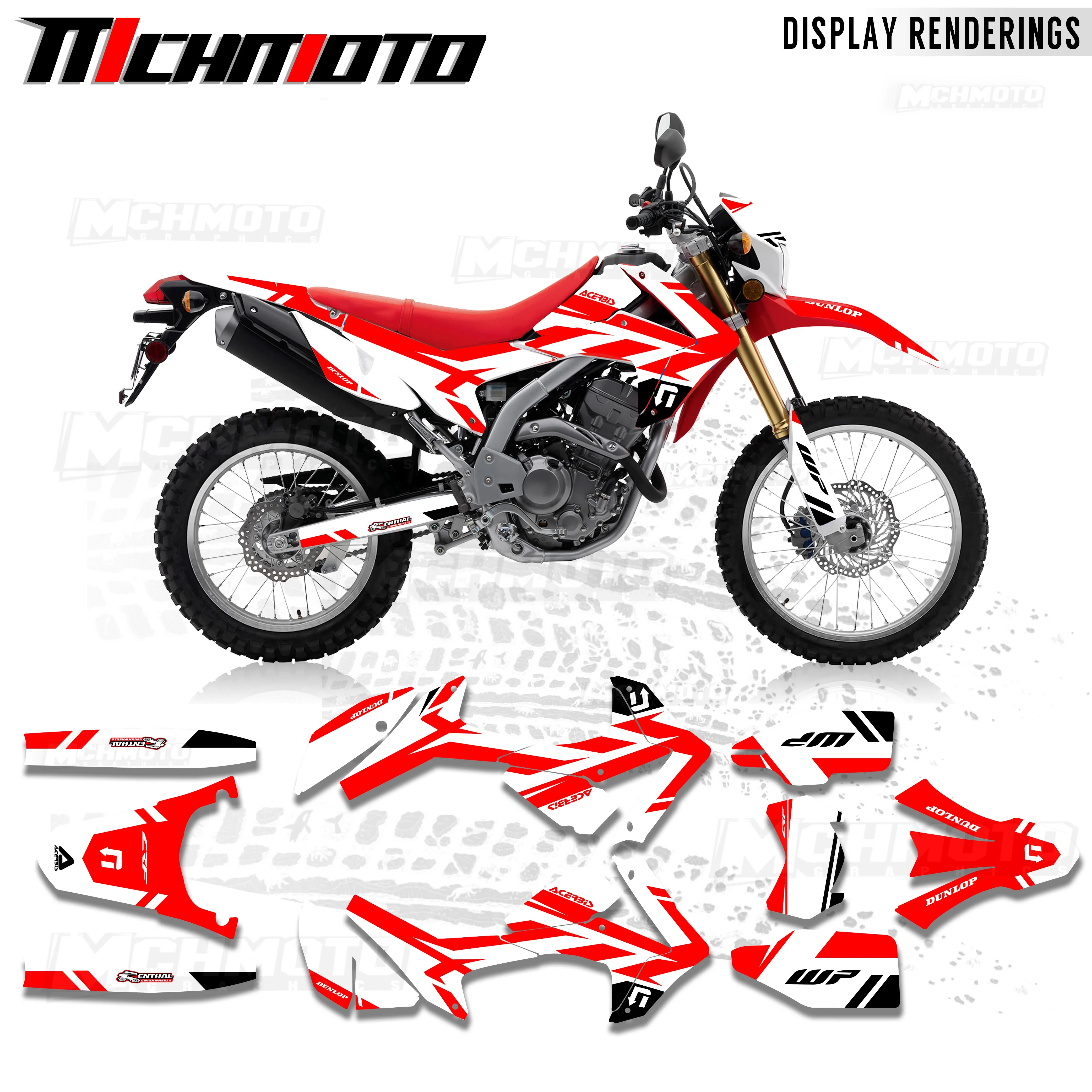 MCHMFG ü ׷ Į ƼĿ,   , ȥ CRF250L 2012 2013 2014 2015 2016 2017 2018 2019 2020