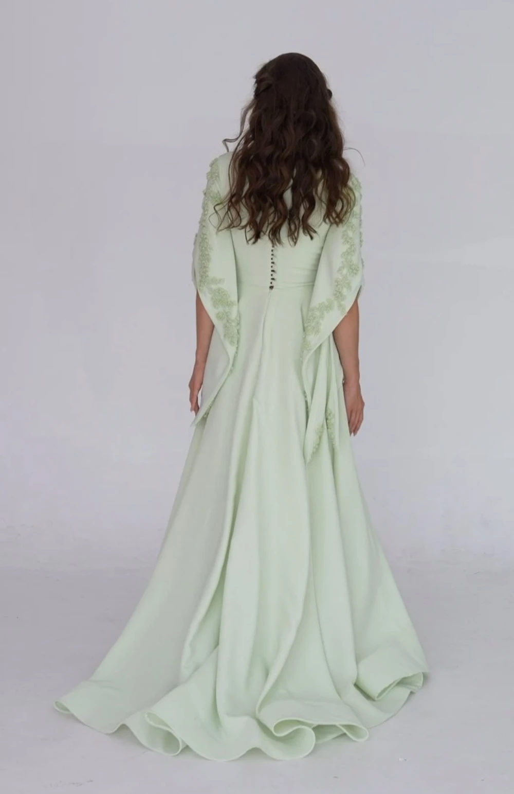 Ples šaty móda skvost a-line soumrak  kvést šifon formální příležitost talár vestidos de noche elegantes para mujer
