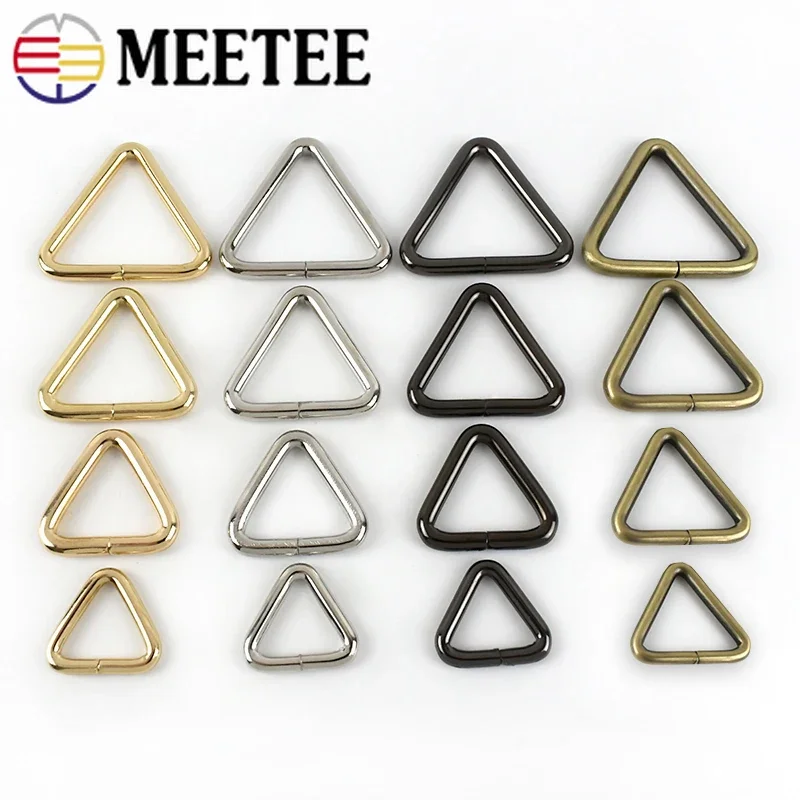 

10Pcs 19-38mm Meetee Metal Buckles Ring Clasp for Bag Strap Adjuster Handbag Chain Hanger Connector DIY Hardware Accessories