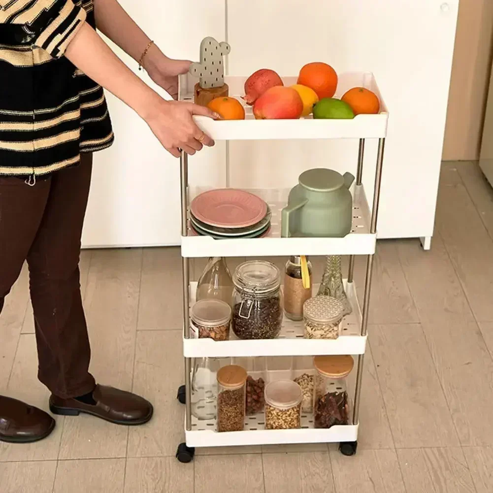 Kitchen Rolling Cart 3-Tier Design