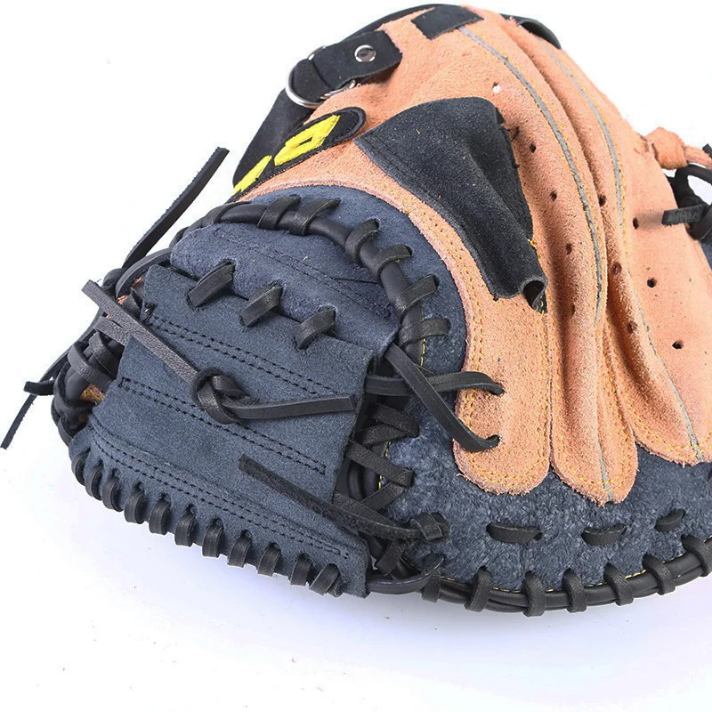Two-Layer Cowhide Baseball Gloves Batting Gloves Youth Children's Pitching Left And Right Hand Softball Sports