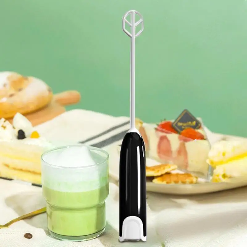 Drink Mixer Handheld Battery Operated UV Light Electric Whisk Frother 4000rpm Portable Intelligent Stirrers Electric For Coffee