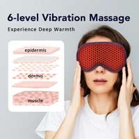 3D Hot Compress Electric Steam Eye Mask 3 Level Constant Temperature Smart Timing Sleep Shading Massage Eye Mask Relief Sleeping 3