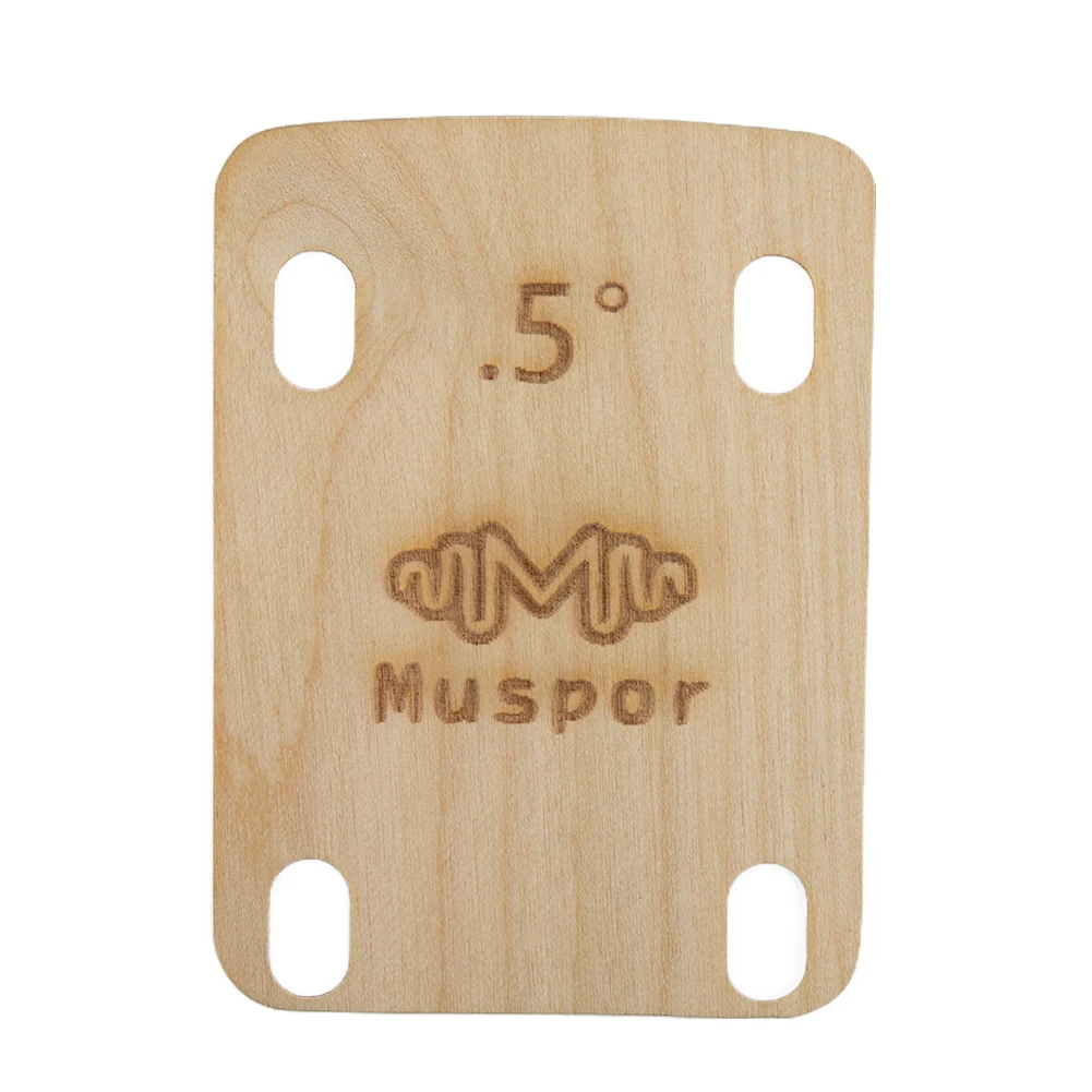 

Maple Neck Shims Accessories Electric Guitar Maple Plate Replacement 0.25/0.5/1 Degree 2-3/16\" X 3\" Brand New