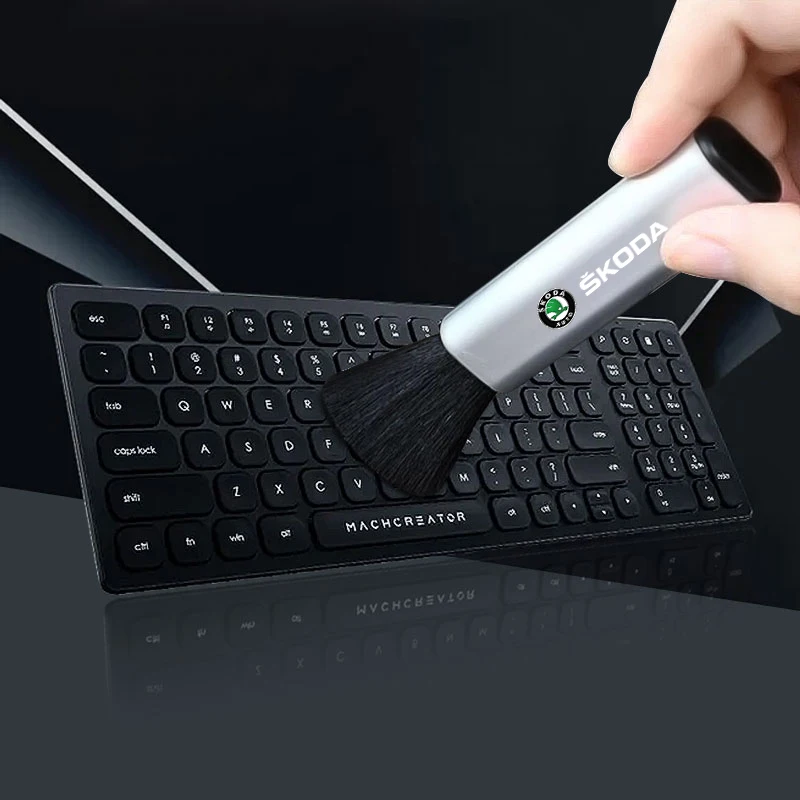 Car Dashboard Cleaning Brush with Retractable Bristles