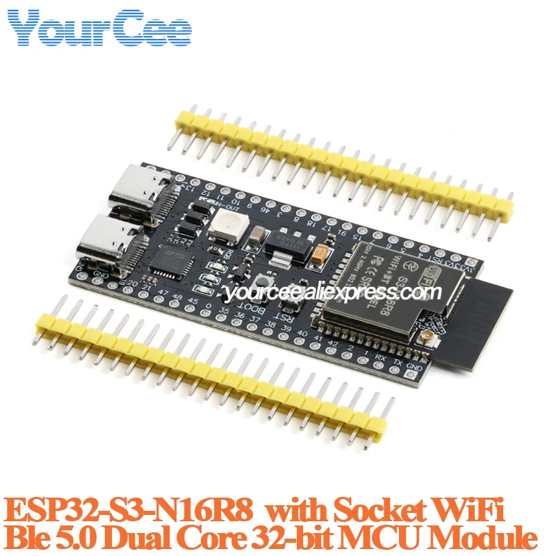 รูปสินค้า บอร์ดพัฒนา ESP32-S3 Wi-Fi Bluetooth 5.0 32-bit
