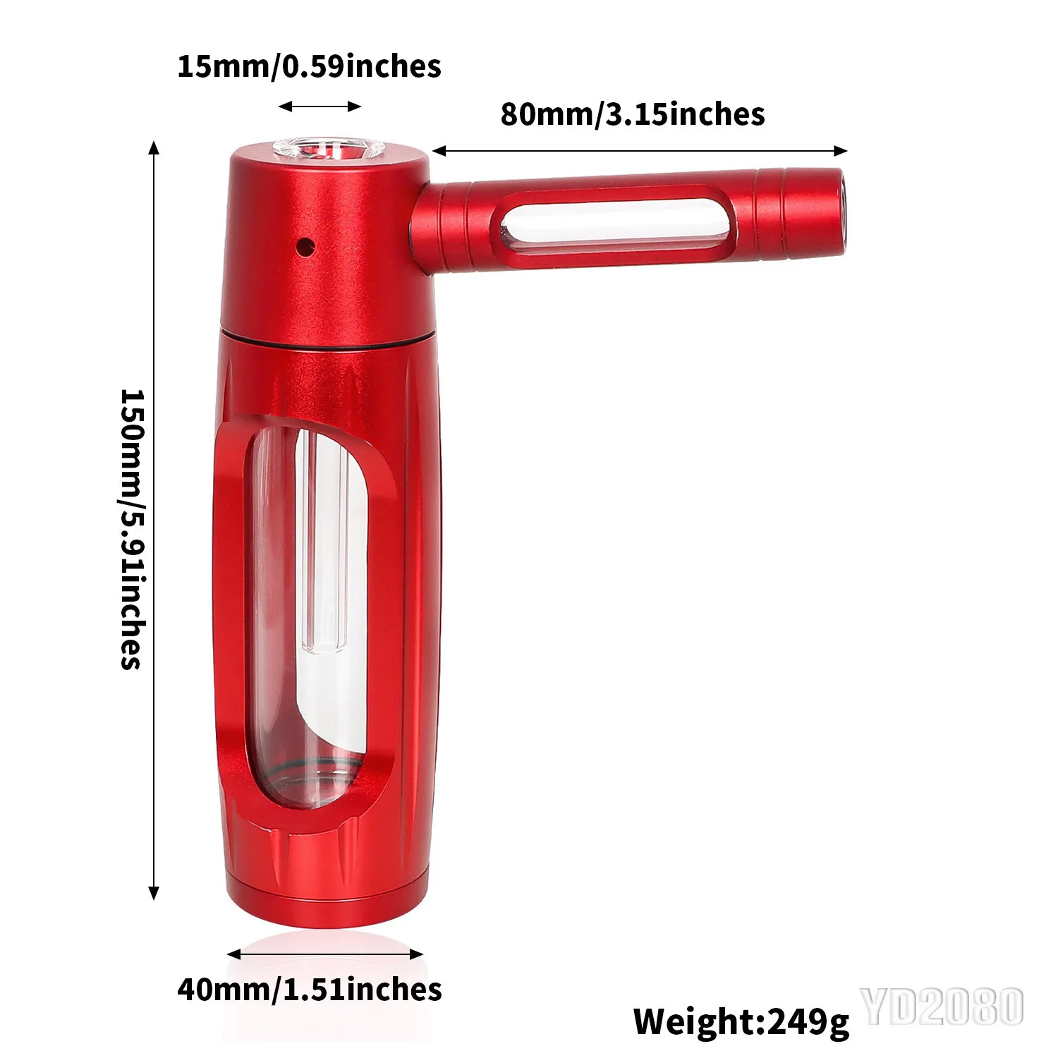 Metal Bottle Water Pipe Portable Mini Hookah Shisha Tobacco Smoking Pipes Gift Health Metal Tube Filter hookah pipes smoking pipe kit smoking pipe filters