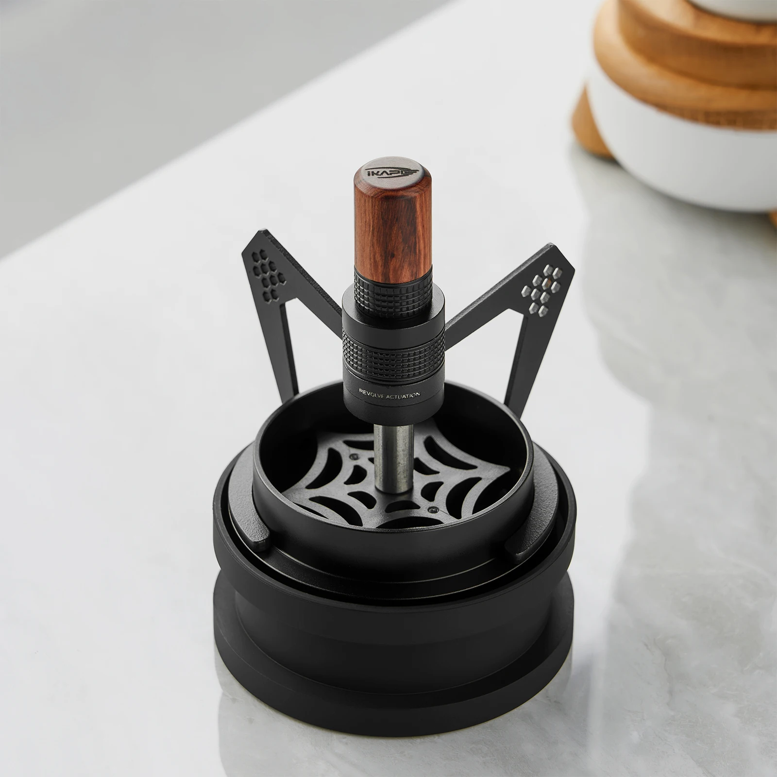 طقم أدوات قهوة إسبريسو احترافي IKAPE 3 قطع: موزع،...