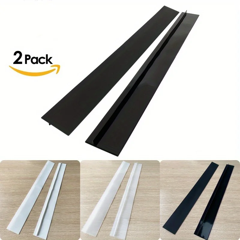2Pcs Silicone Stove Counter Gap Cover Silicone Kitchen Gap Filler Heat Resistant Stove Counter Filler
