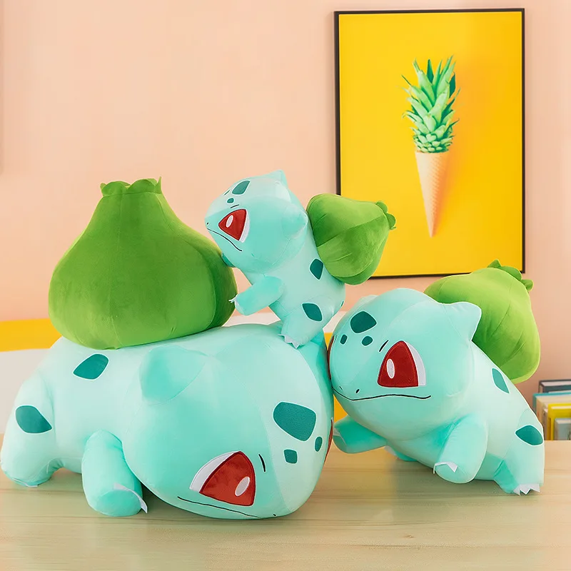 

Big Size 60cm TAKARA TOMY Pokemon Bulbasaur Plush Toys Soft Stuffed Animals Toy Doll Pillow Birthday Gifts for Children Kids