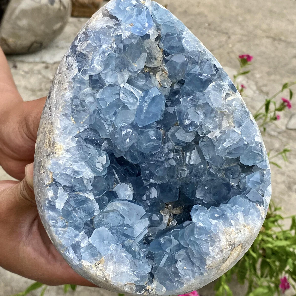 

Natural Lapis Lazuli Quartz Energy Gem hole-shaped Crystal Cluster Reiki Treatment Gift Room Decorative Home Furnishings