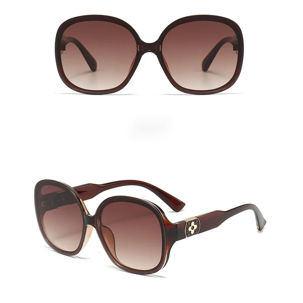 Women's Sunglasses Large Frame Circular Design Fashionable Style_voghion.com