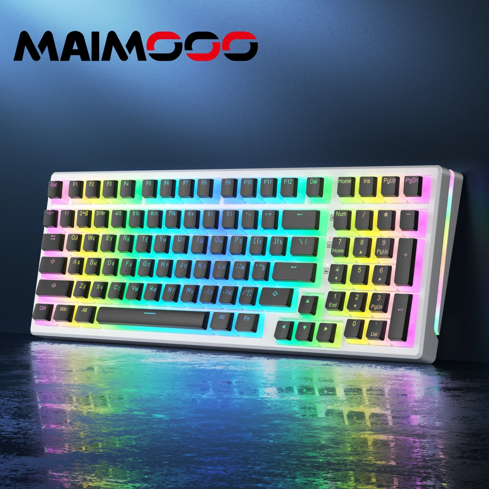 teclas, luz de fundo, DIY, PBT, Full EN, ISO