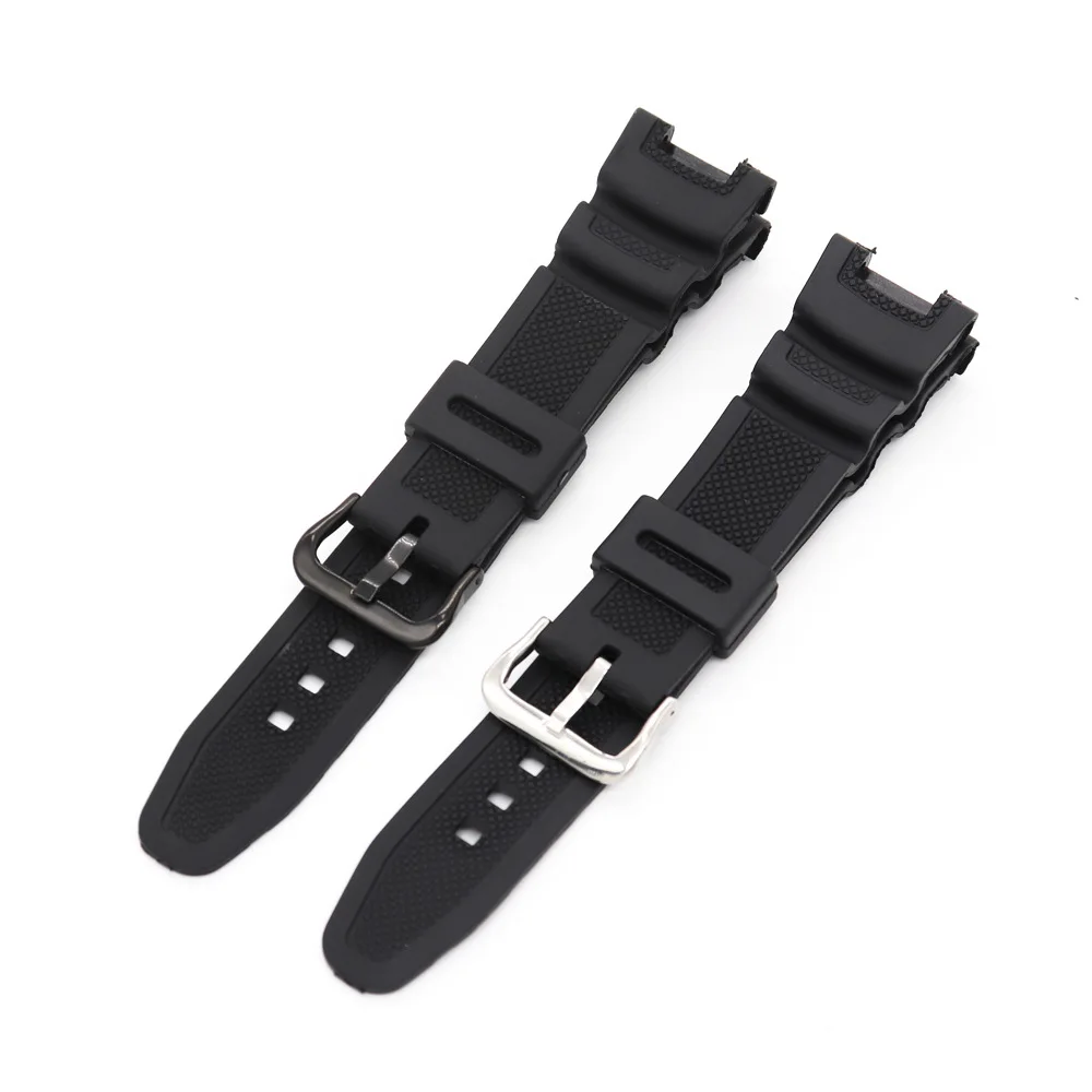Cinturino In Gomma Siliconica Nera Per Casio G-Shock Sgw-100 Sgw-200 Uomo Donna Sport Impermeabile Sostituire Il Cinturino Del Cinturino Dell'Orologio
