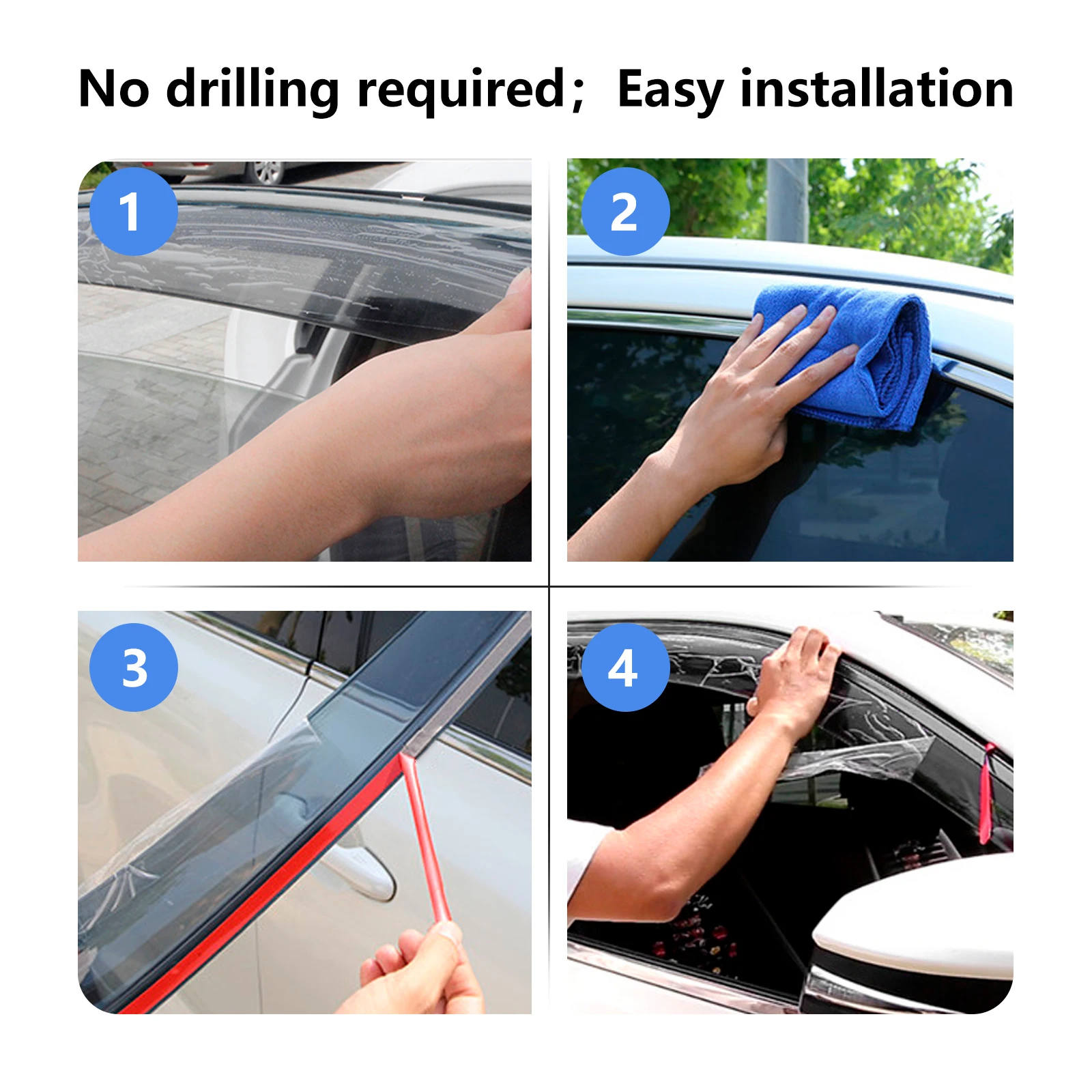 Ford Ranger T9 Window Visors 6