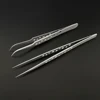 Industrial Tweezers Electronics Anti-static Curved Straight Tip Precision Stainless DIY Hand Tools Sets Forceps Phone Repair 3