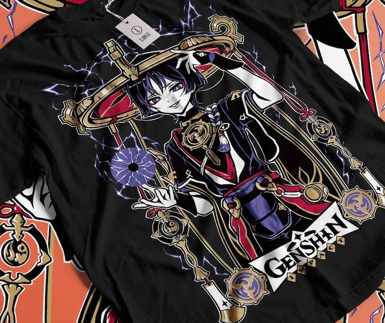 

Genshin Impact Unisex T-Shirt - Scaramouche Wanderer Kunikuzushi