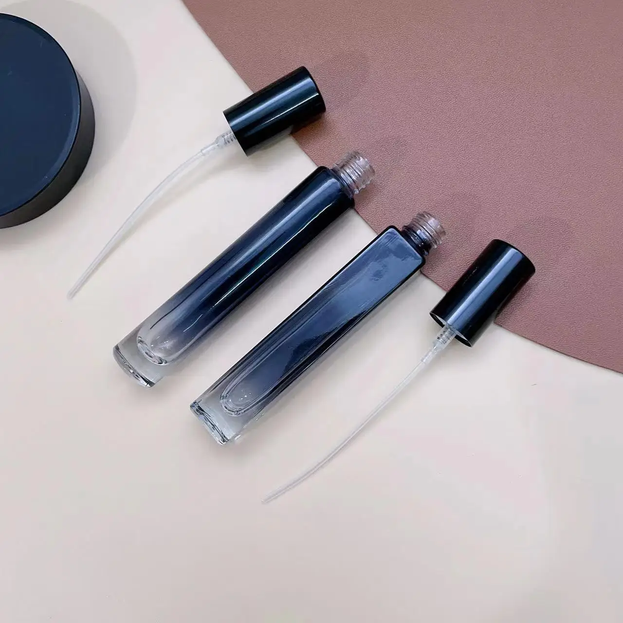 10ML Premium Refillable Glass Perfume Bottle with Portable Atomizer | Mini Transparent ... - SKU RGPB1821 - UGI Packaging