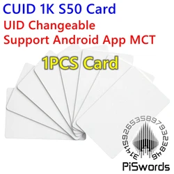 1pc Enhanced GEN2 Changeable NFC Magic Card - Writeable & Block0 Mutable, 13.56MHz, App Support (CUIDCARD)