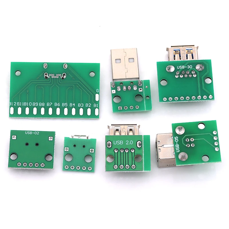 Compact USB Interface to DIP PCB Converter Adapter Board