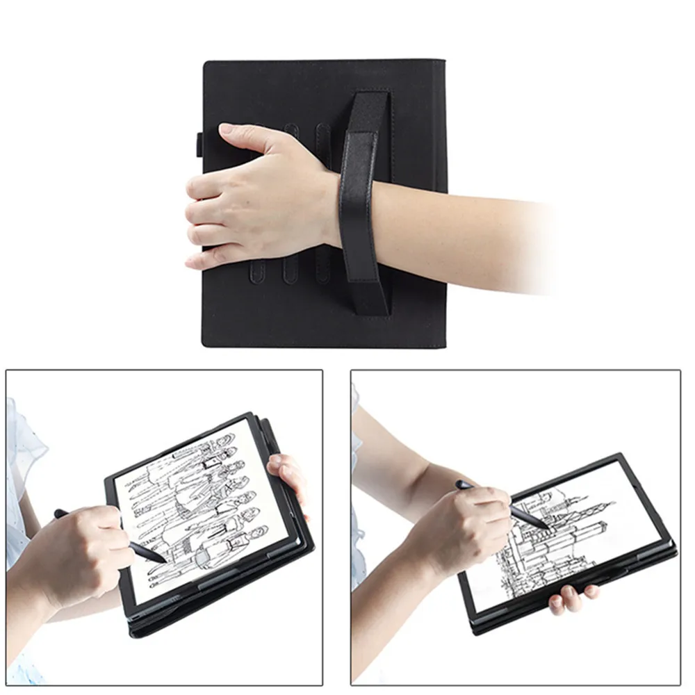 Versatile 360-Degree Rotating eBook Case with Magnetic Cover and Hand Strap