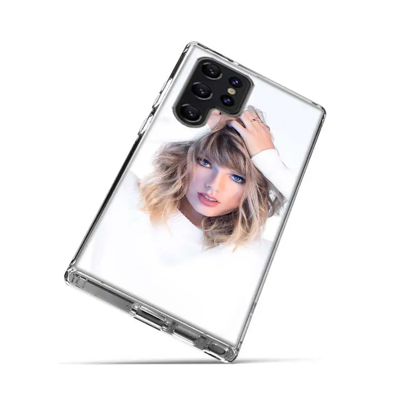 thumbnail image 1 of Funda transparente para teléfono Singer T-Taylors S-Swifts para Samsung Galaxy S21 S20 S23 FE S24 S22 Ultra Capa S10 S9 S8 Plus S10E, 1 of 5
