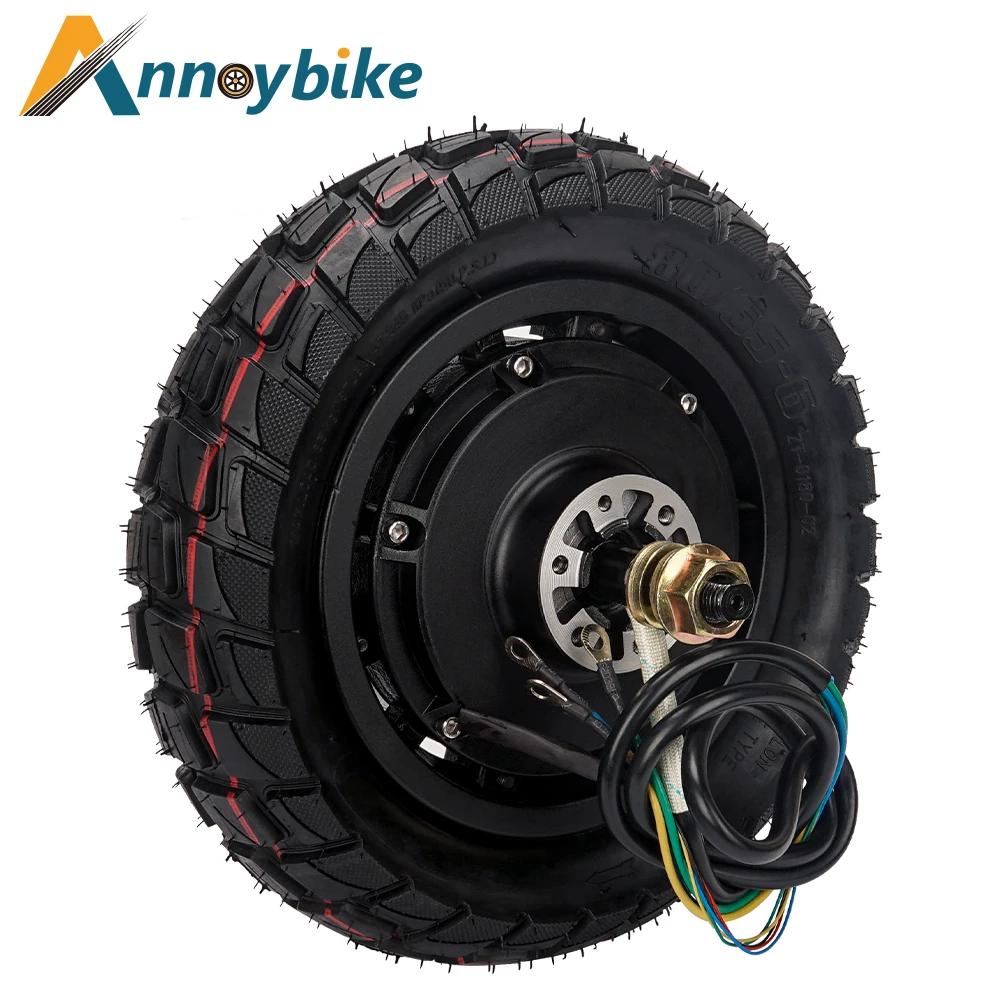 Electric Scooter Hub Motor 10 Inch 52V60V1600W3000W Powerful Motor Dish Brake Brushless E-Bike Replacement For Scooter ebike motor kit