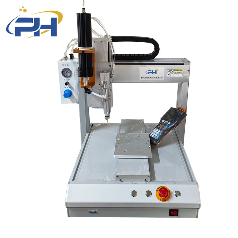 เครื่องจ่ายกาวซิลิโคน RTV 330 ซีซี แบบอัตโนมัติ หุ่นยนต์จ่ายกาว 3 แกน 1