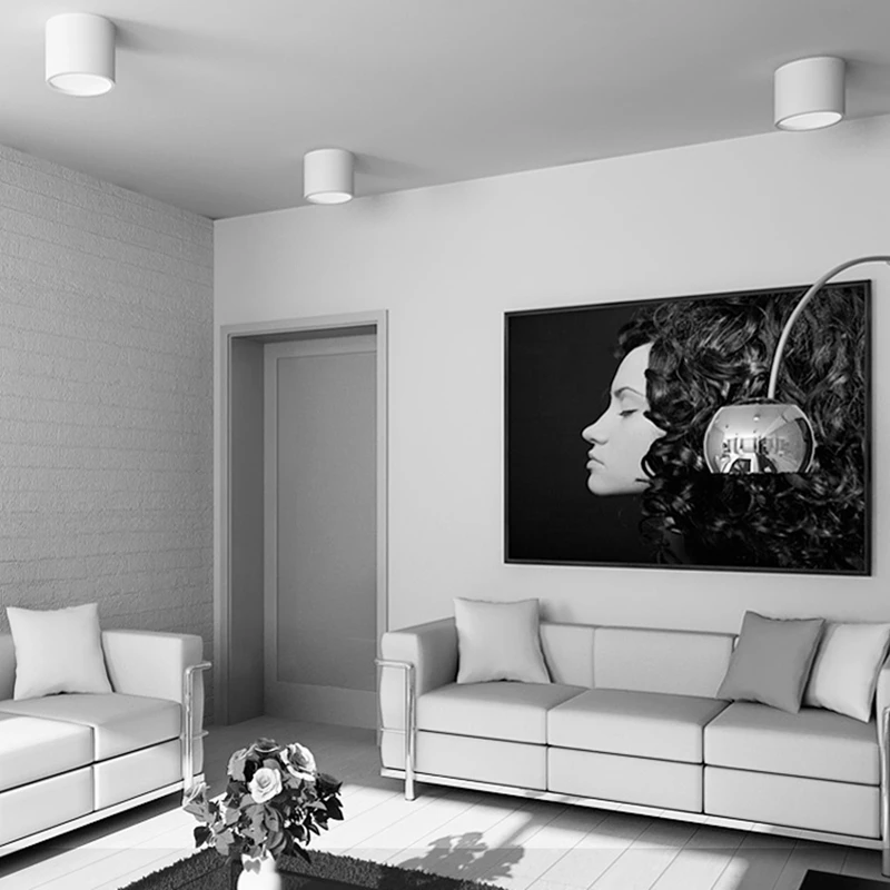 Surface Mounted Ceiling light SMD5730 5W7W12W18W AC85-265V lamp COB Led indoor lighting Spot light +led driver led downlight recessed ceiling spotlight ceiling lamps