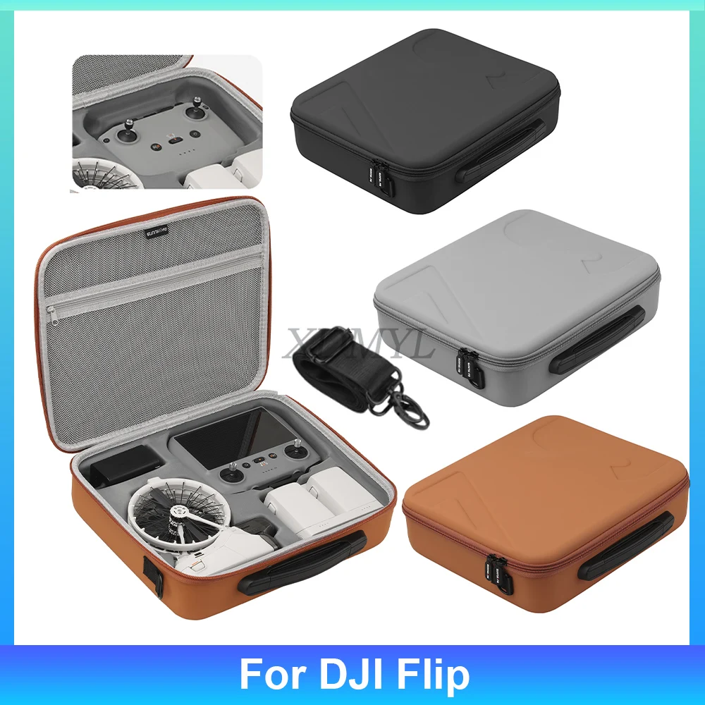 Waterproof Protection Carrying Case For DJI Flip RC 2/RC N3 Handbag Box Suitacase Storage Bag Drone Accessories drone accessories dji case drone case