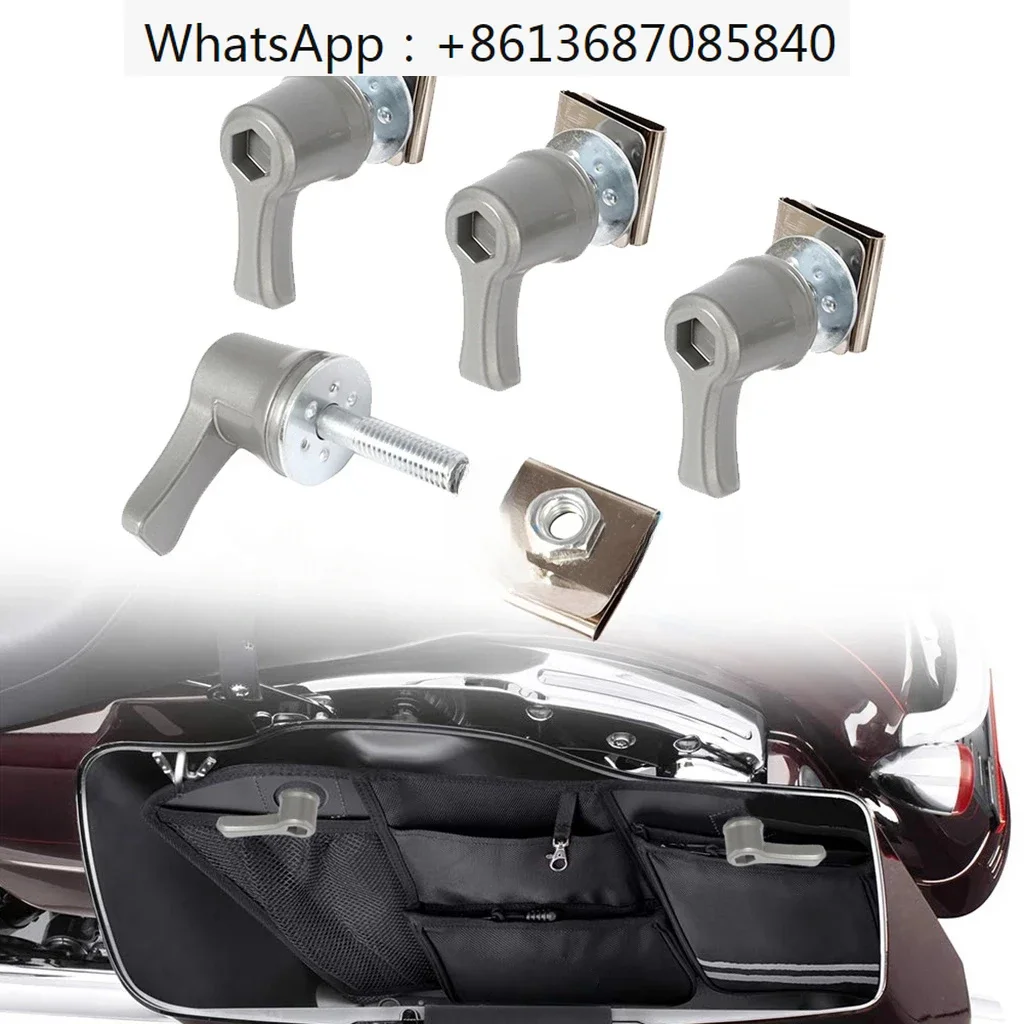 

CVO modified side box quick release screw street double light glider travel box automatic buckle