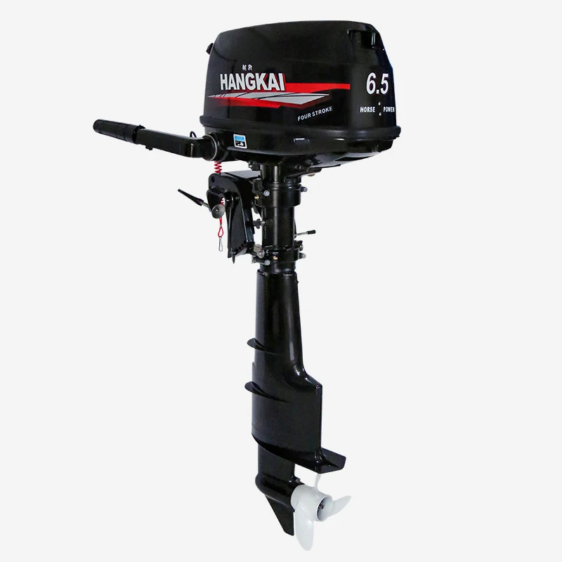 Motore Fuoribordo Hangkai Potente Motore Per Barche 4 Tempi 6.5Hp Raffreddamento Ad Acqua Per Schlauchboot 4 Tempi