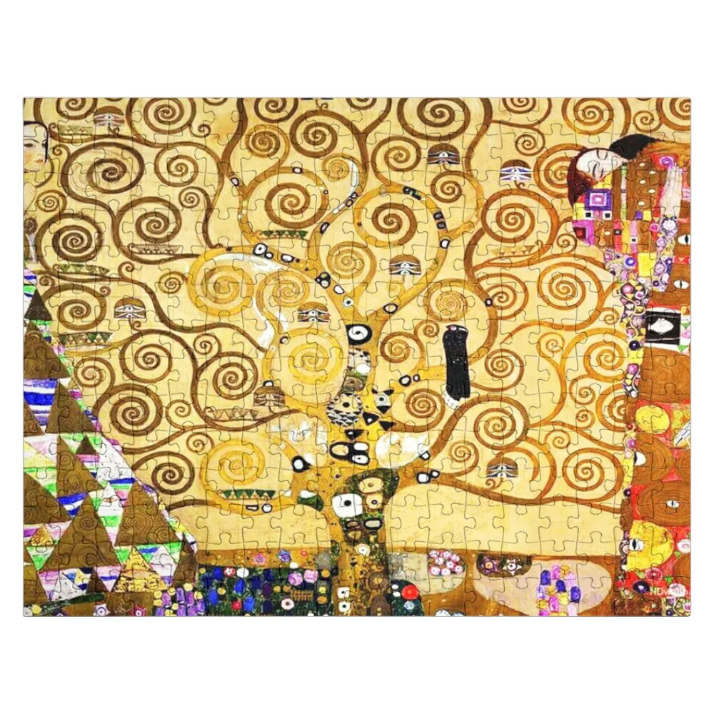 

Gustav Klimt The Tree of Life, Stoclet Frieze Jigsaw Puzzle Custom Name Wood Puzzle Baby Toy Personalized Wooden Name Puzzle