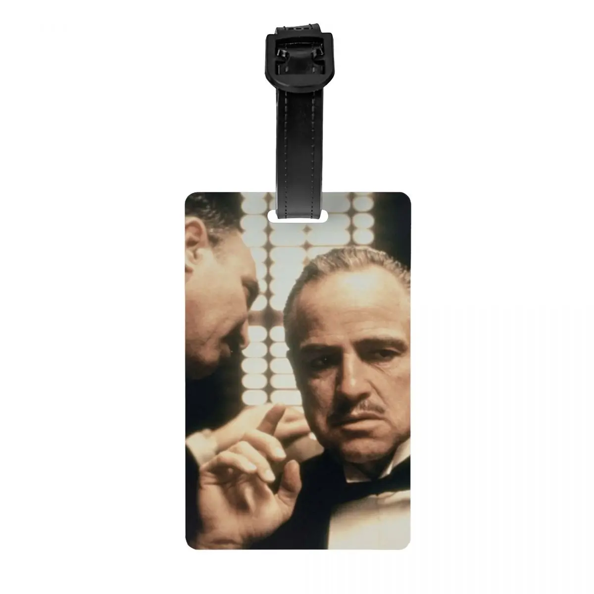 

Custom The Godfather Luggage Tag With Name Card Gangster Privacy Cover ID Label for Travel Bag Suitcase