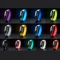 LED Electronic Sports Luminous Sensor Watches Fashion Men And Women Watches 2
