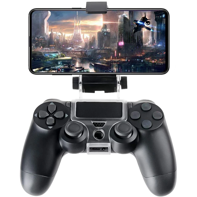 Support de téléphone universel pour manette PS4 - Smartphone Playstation  Clamp Transparent