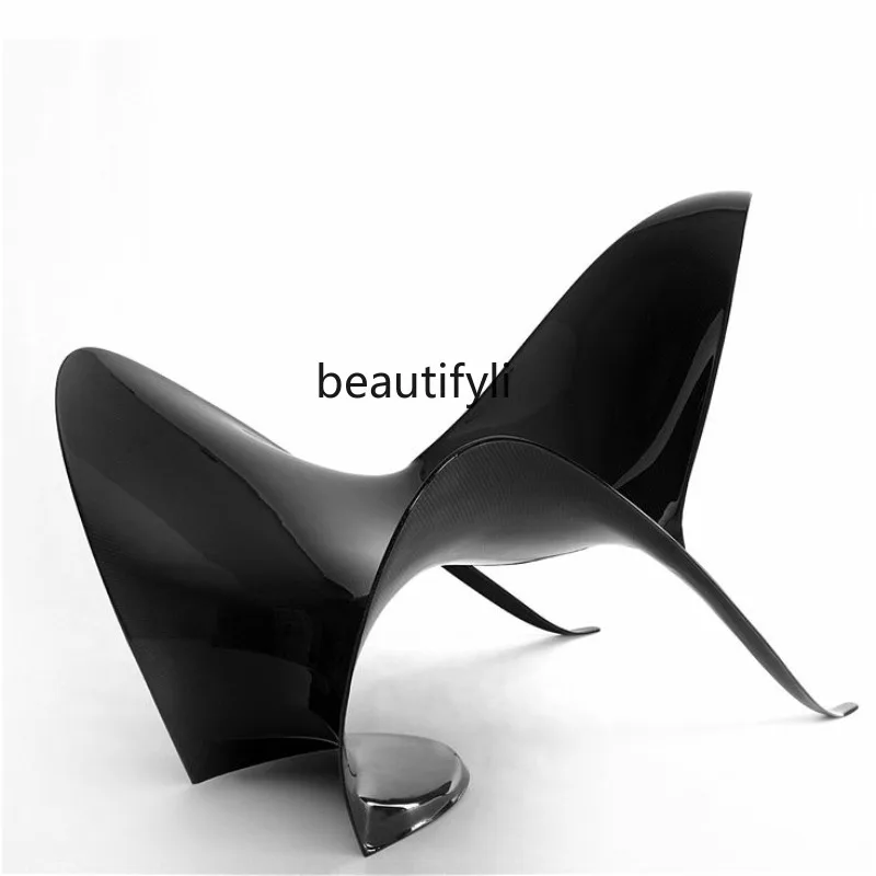 

Manta Recliner Creative Designer Special-Shaped FRP Bat Shape Outdoor Recliner Hotel Lobby chairs living room