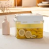 4/5L Pickle Jar Leakproof Pickle Fermentation Container Portable for Gherkin Sauerkraut Olive and Kimchi Home Storage Container 4
