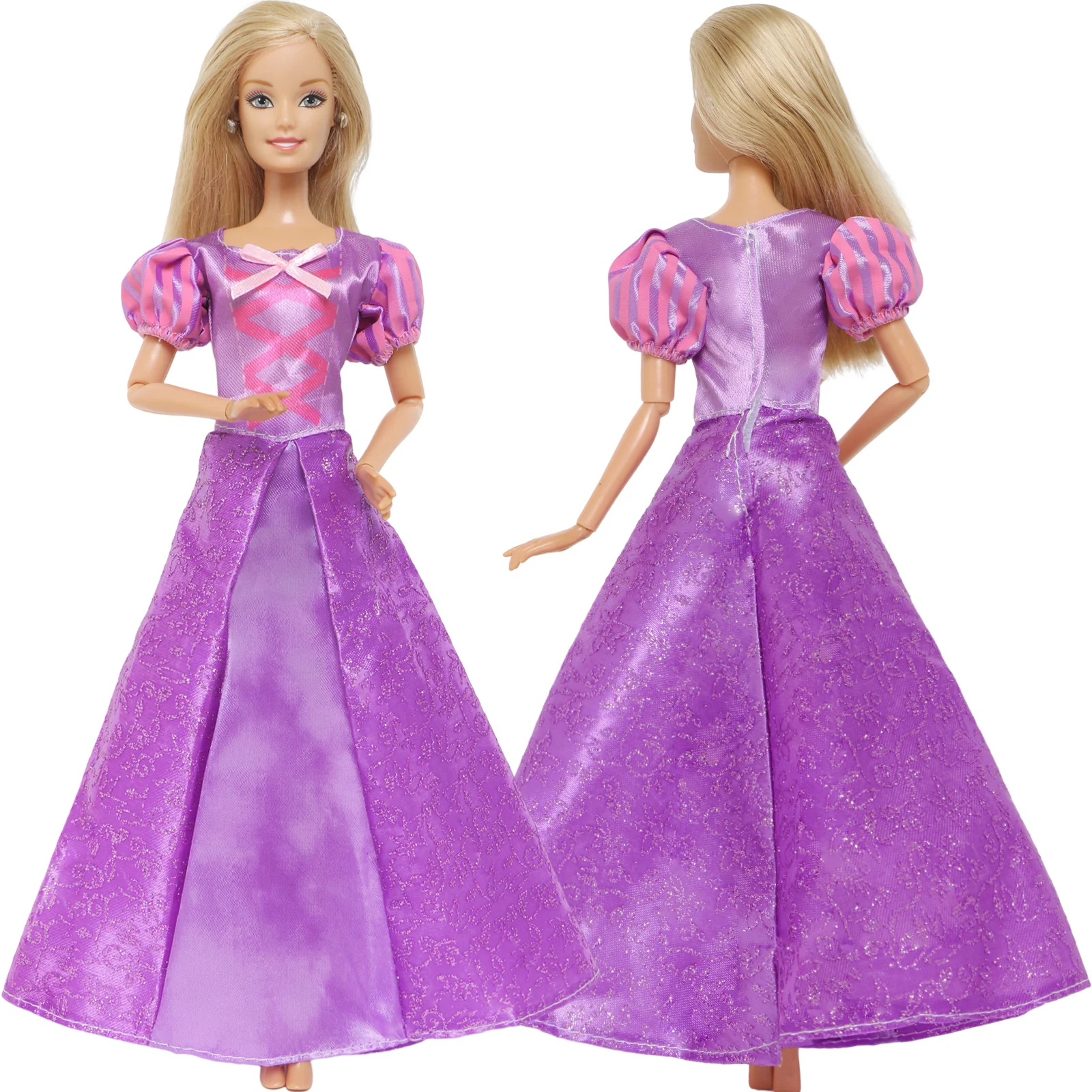 5 Pcs / Lot Fairy Tale Dress Cosplay Princess Gown Skirt Mix Style Clothes 11.5'' Doll Accessories Baby Kids Xmas Toys